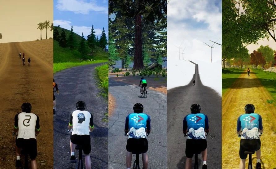 GojiPlay game worlds, from desert trails to mountain forests